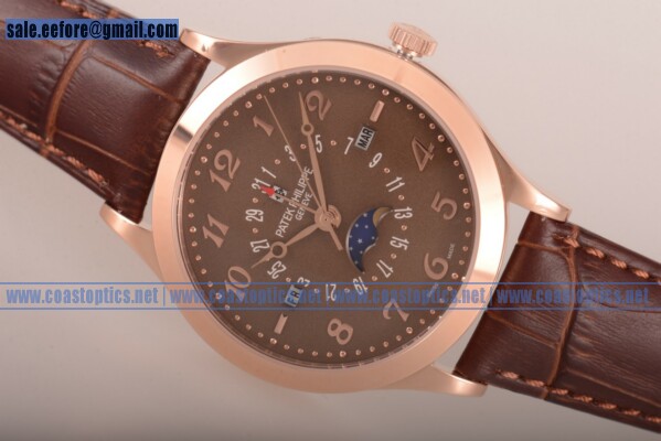 Patek Philippe Grand Complications Replica Watch Rose Gold 5400 brw - Click Image to Close